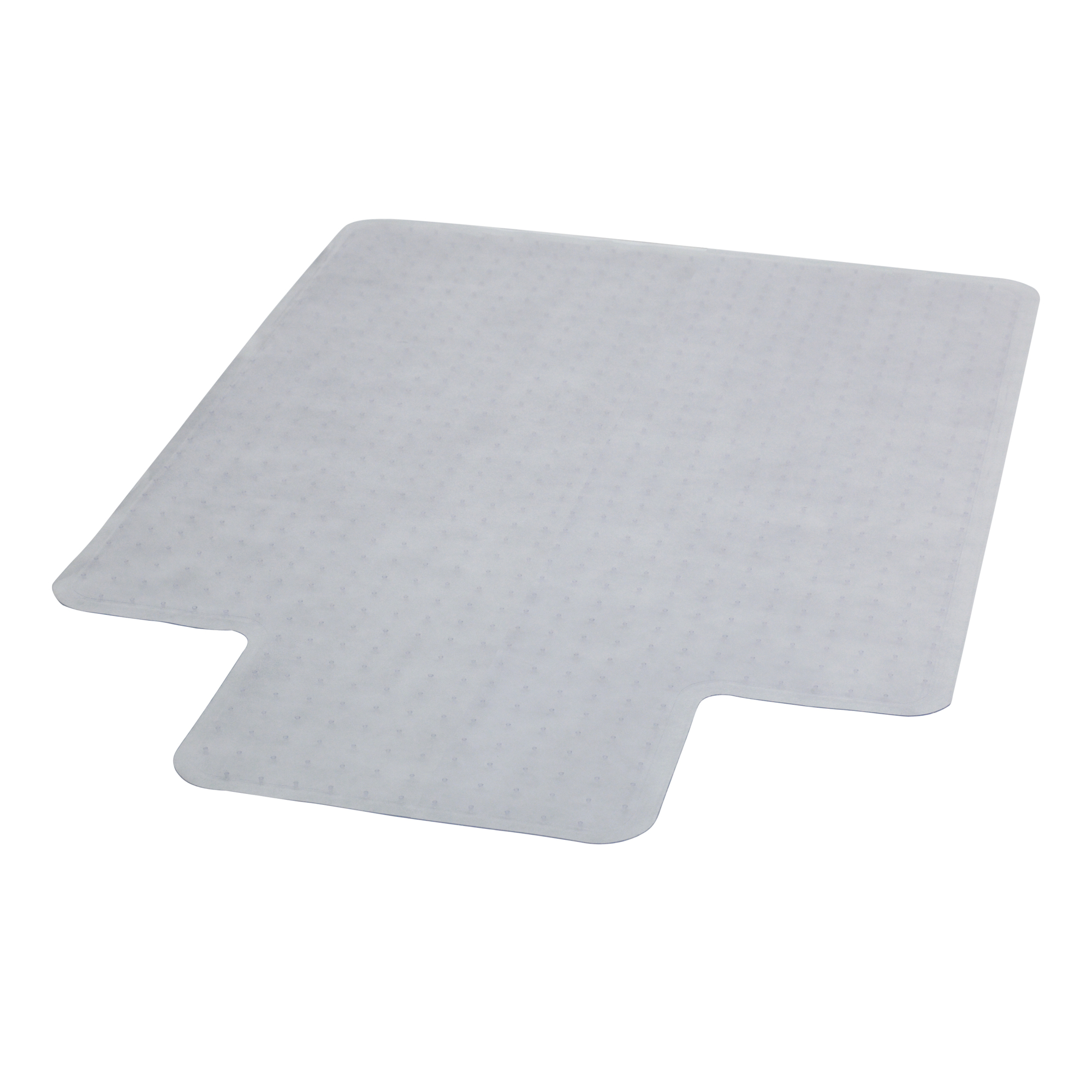Flash Furniture, 45in. x 53in. Rectangular Carpet Chair Mat with Lip, Length 52.25 in, Width 44.5 in, Material Vinyl, Model# MATCM11233FD